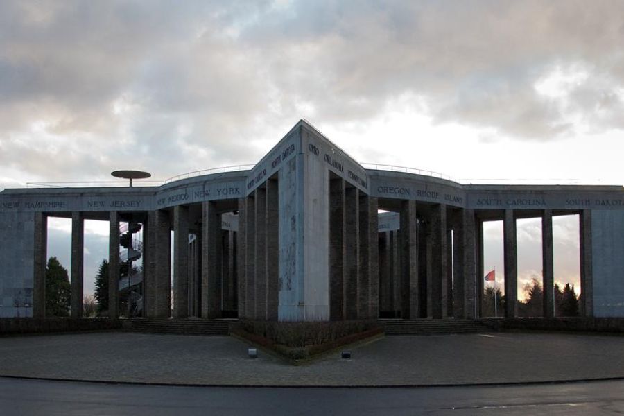 Wandeling van de herinnering in Bastogne